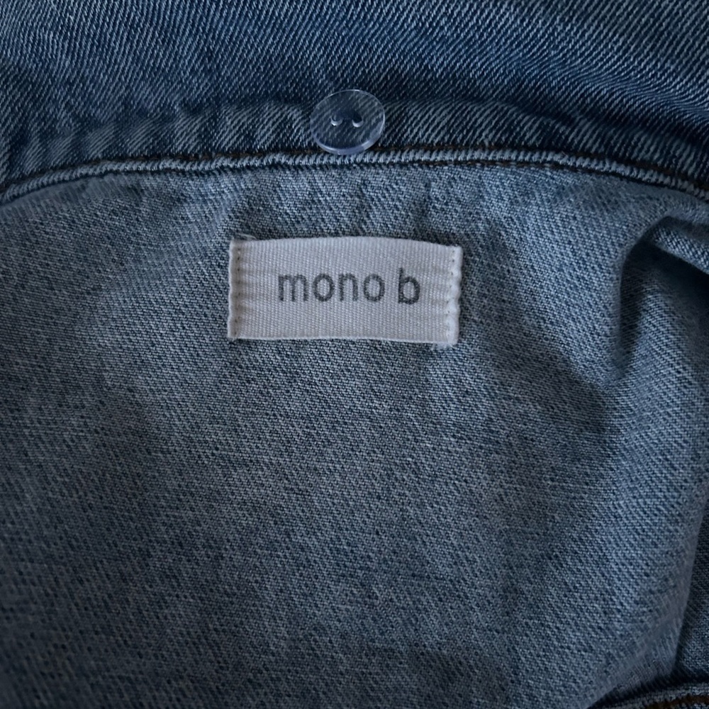 Denim Mono B Blue Women's Jacket size M Jean jacket, blue jeans - Picture 6 of 8